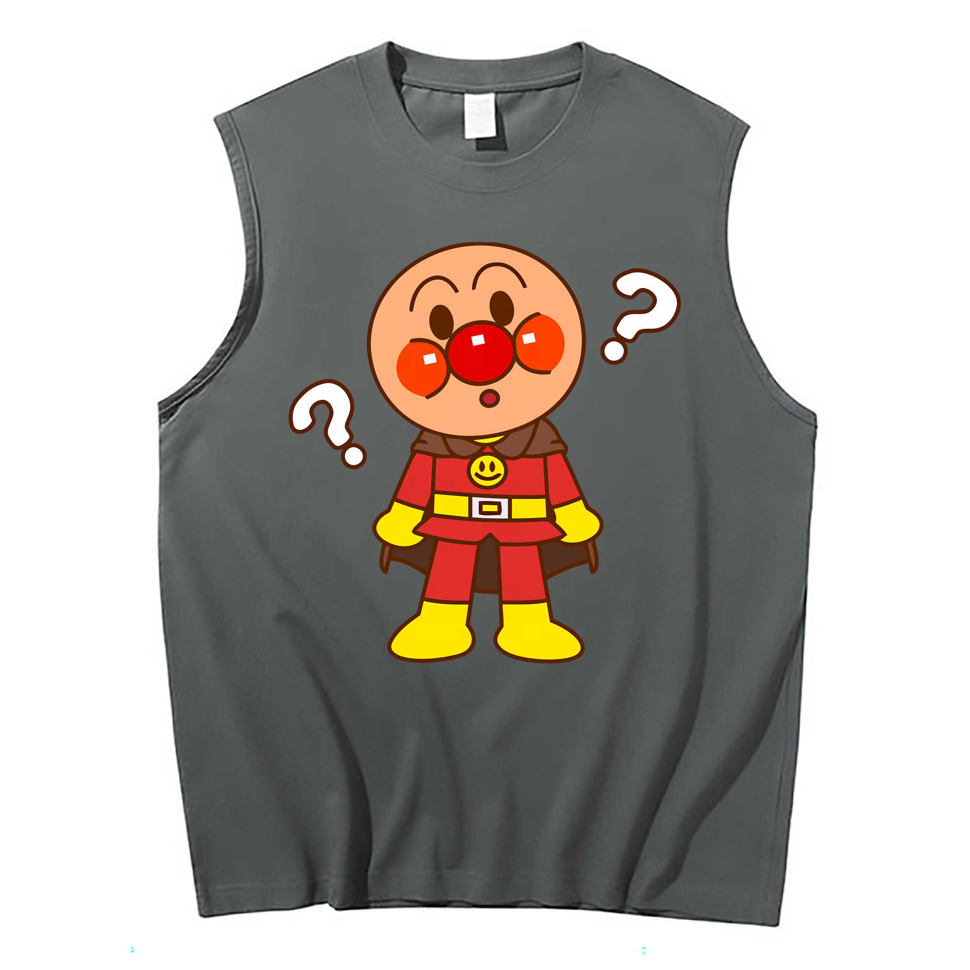 （画像用） アンパンマン Anpanman コットン100％タンクトップ（フロントプリント）